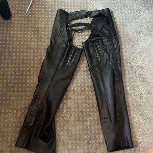 Real leather chaps